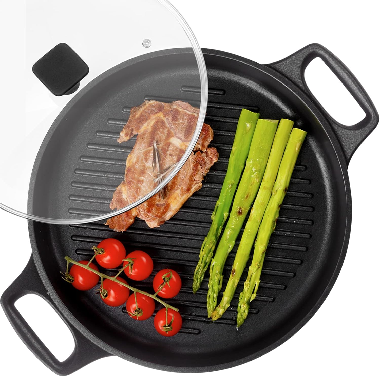 S·KITCHN Cast Aluminum Griddle Pan