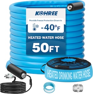 Kohree 50FT Heated Water Hose